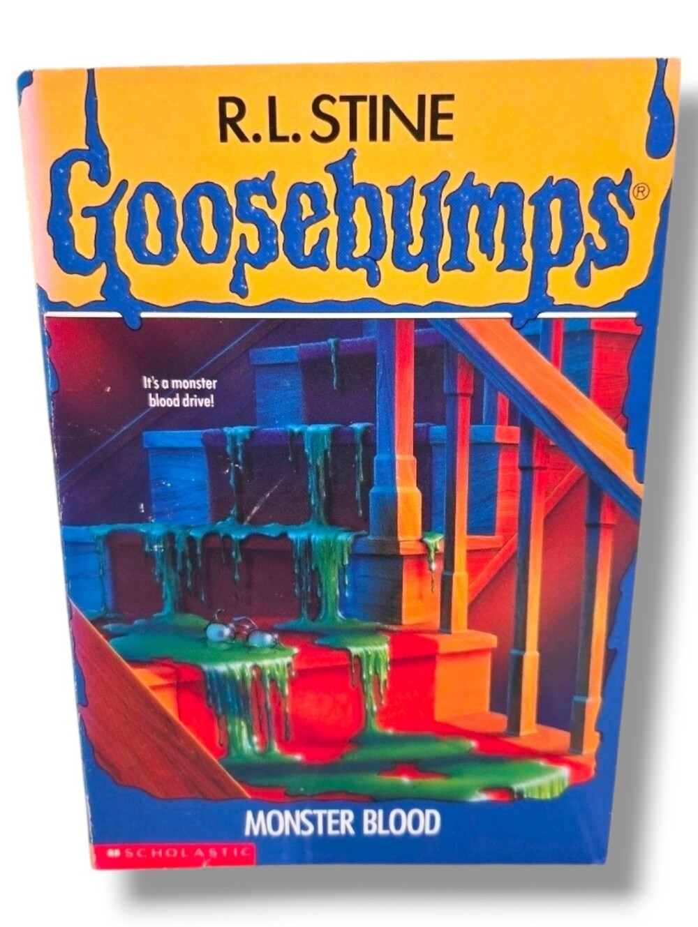 Goosebumps Monster Blood 1988 First Scholastic Printing Original Cover Vintage